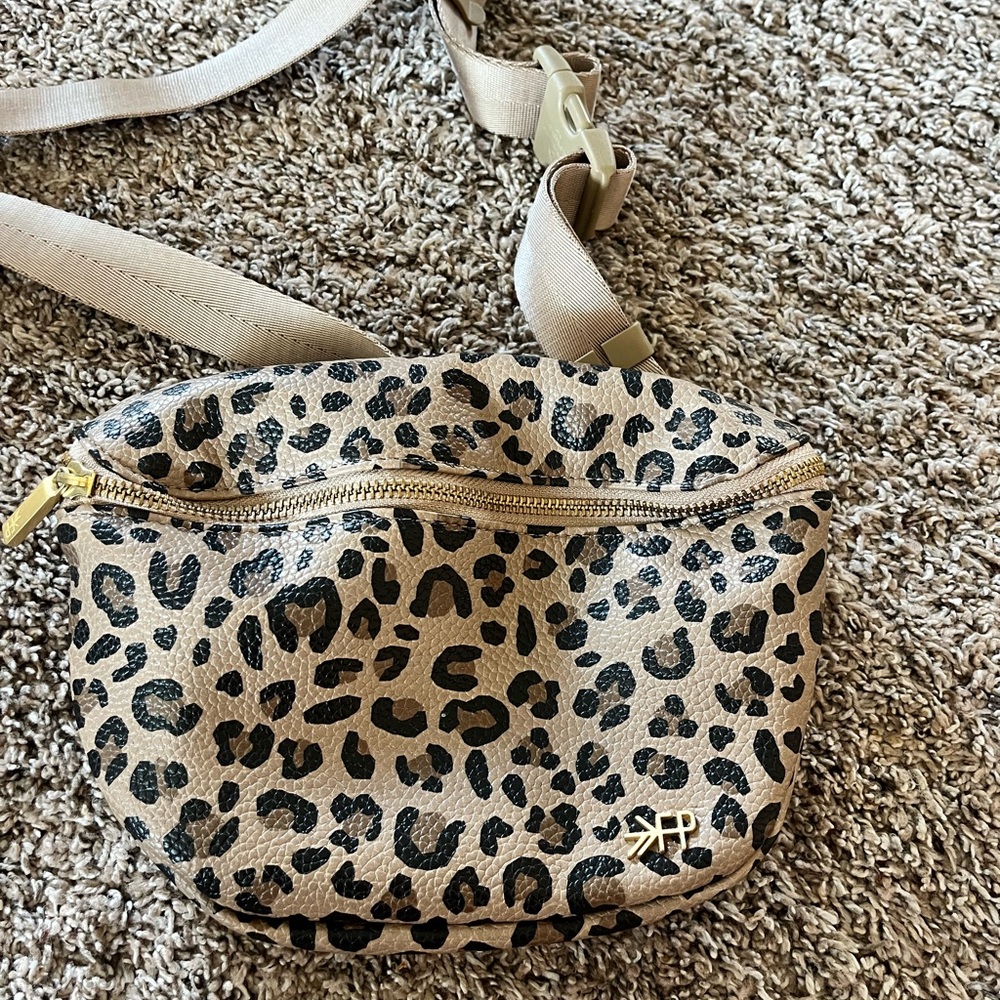 Freshly Picked Tan and Black Crossbody Bag